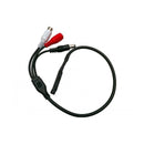 High Sensitive Audio Pickup Device External Amplified Mini Spy Microphone with Power Plug for CCTV Audio Surveillance