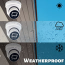 Indoor Outdoor Dual Light Full Color 5MP PoE IP Security Camera with 2.8mm Wide Angle Lens and built-in Microphone