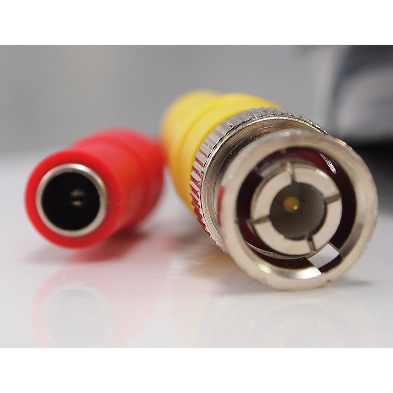 EV-C100VP-W : 16pcs. 100 Feet White Cable CCTV Security Camera Power Video Cabe Ready Made Cable Power + Video