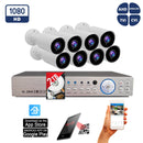 16 Channel Surveillance System w/ 2TB Hard Drive and 8 x 1080p Indoor Outdoor IR Bullet Security Cameras