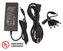 EV-ADP125000 12V 5A=5000mA Camera POWER SUPPLY ADAPTER, w/4 Output with "UL" Standards Certified