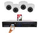 32 Channel H.265 HD Surveillance Video Recorder with 4 Pcs. 5x Motorized 1080P Auto-focus Night Vision Outdoor Indoor camera for Cash Register and License Plate w/4TB Hard Drive Memory for Recording and Playbac