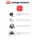 Evertech HD 1080P AHD TVI CVI Analog Indoor Security Surveillance Camera with Mic CCTV Cable and Power Supply Kit