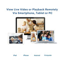 16 Channel 2TB H.265 2 Hard Drive Capacity 5MP Surveillance Video Recorder Compatible With AHD TVI CVI Analog Cameras